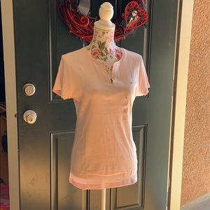 Tommy Hilfiger woman’s pink short sleeve shirt
